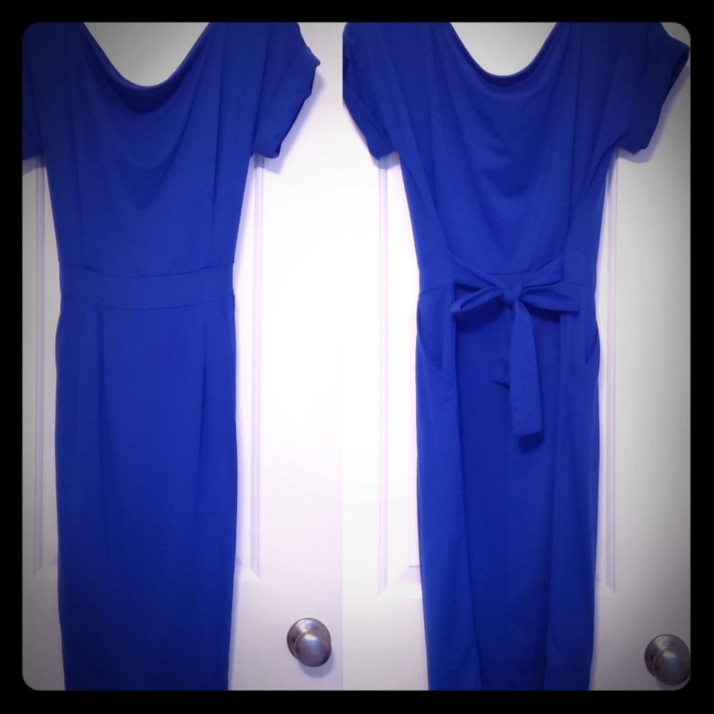 Royal Blue Business Casual Dress